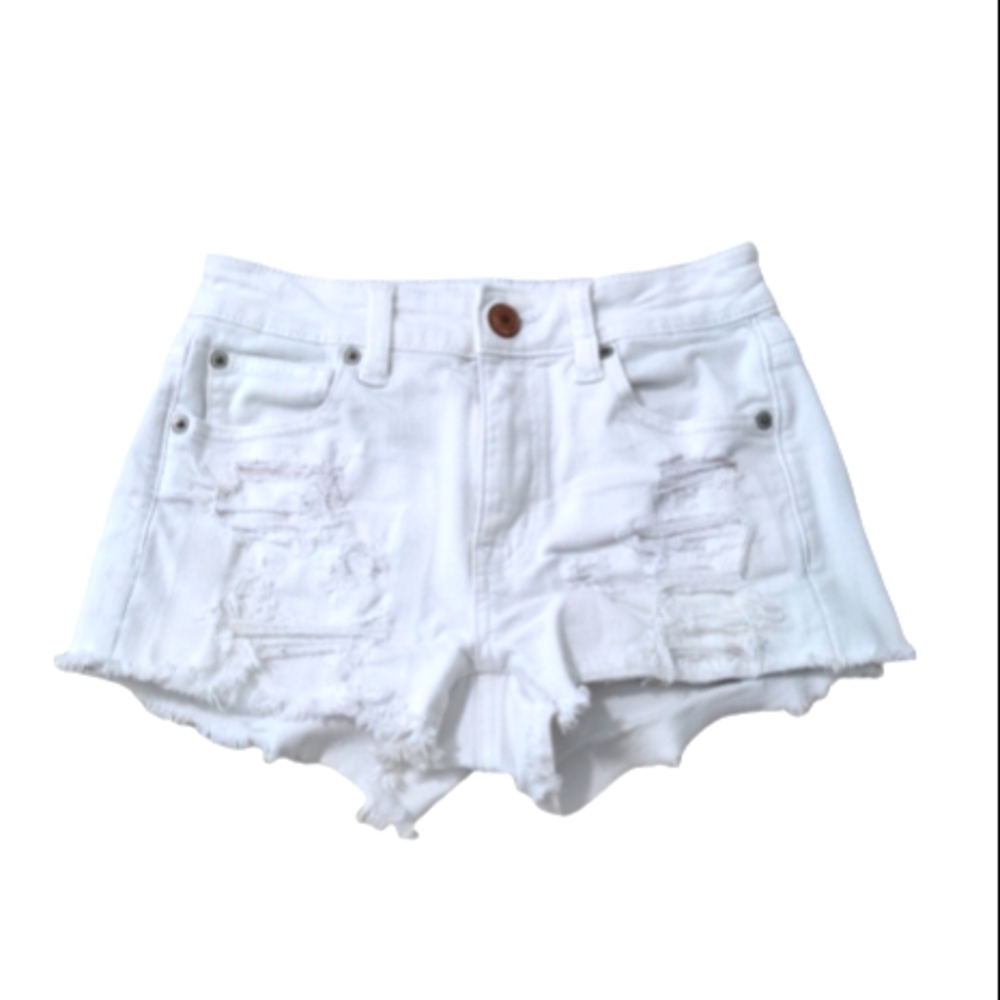 american eagle denim shorts